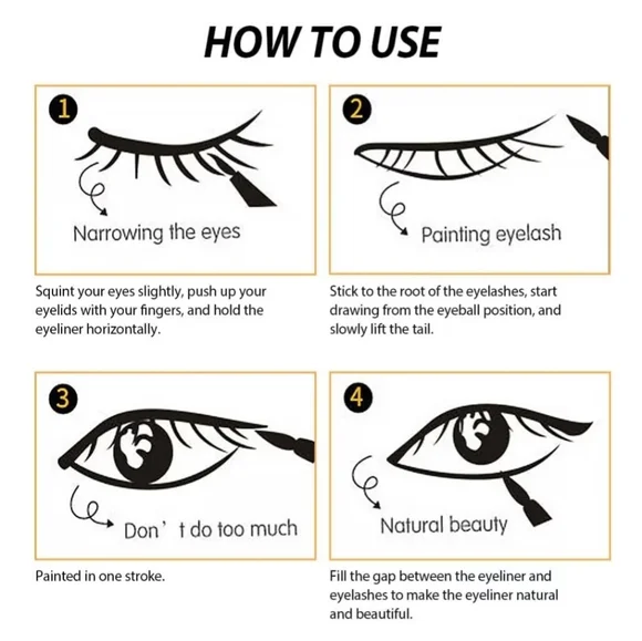 Matte Liquid Eyeliner Pen- black or brown - Picture 3 of 4